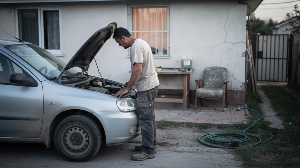 muskarac-auto-motor-kuca